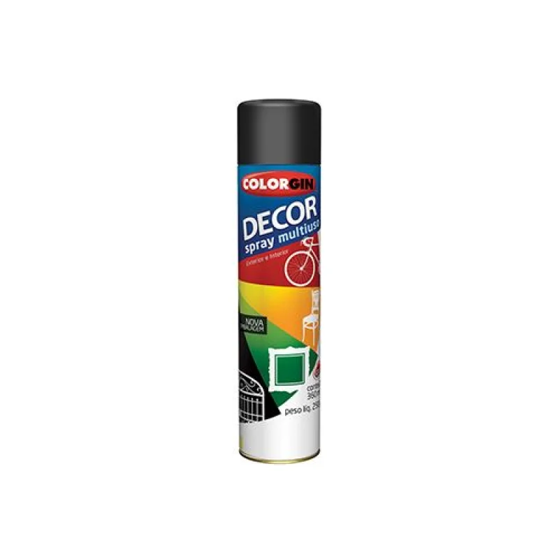 SPRAY DECOR PRETO FOSCO 360ML
